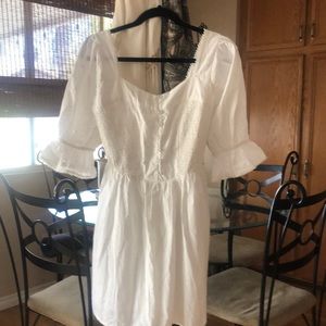 SPELL BO MINI DRESS. White/ size small . Brand new, with tags